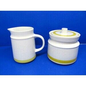Chadds Ford Spring Meadow Creamer And Sugar Bowl With Lid